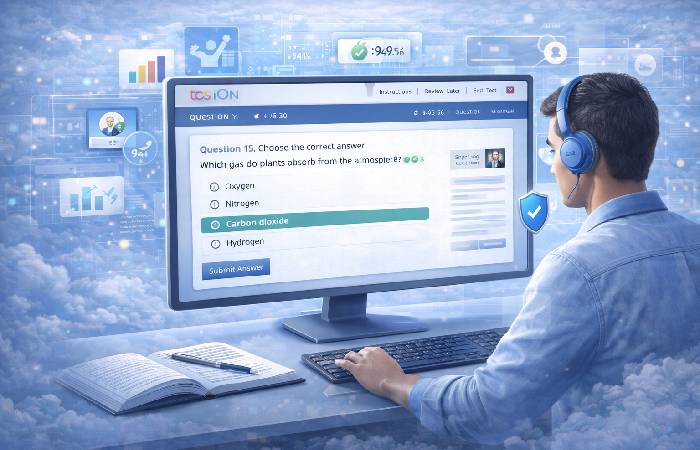 Computer-based exam using TCS iON platform