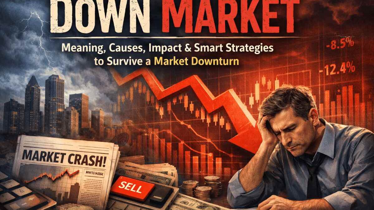 Down Market: Meaning, Causes, Impact & Smart Strategies to Survive a Market Downturn