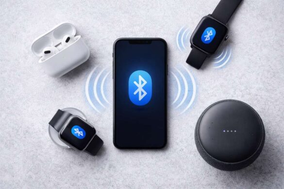 Bluetooth devices connecting wirelessly