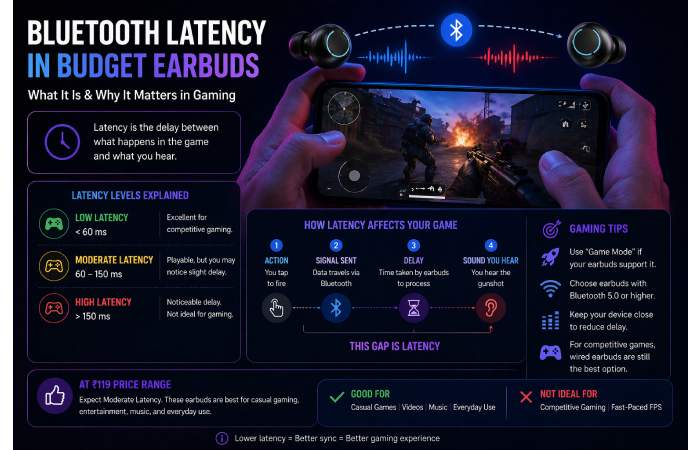 bluetooth earbuds latency mobile gaming explanation
