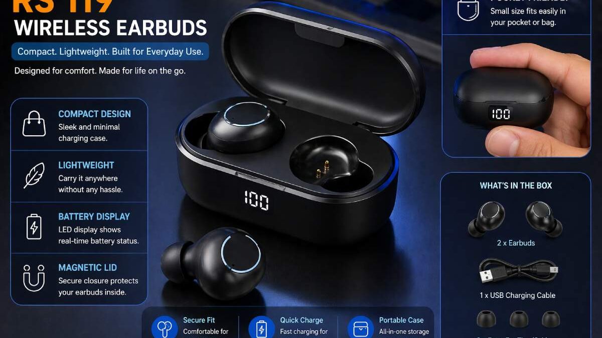 RS 119 Wireless Earbuds for Gaming (TheSpark Shop): Features, Review & Buying Guide