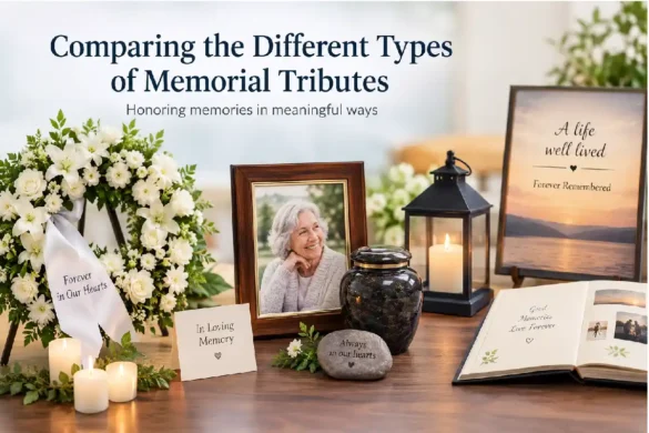 comparing the different Types of memorial tributes